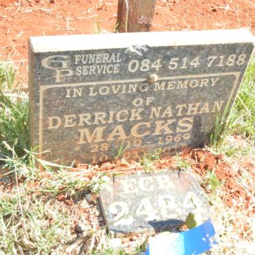 MACKS Derrick Nathan 1969-2018
