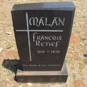 MALAN Francois Retief 1912-1970