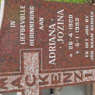MACKENZIE Adriana Jozina 1920-1993