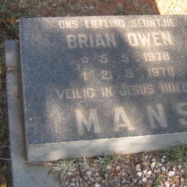 MANS Brian Owen 1978-1978