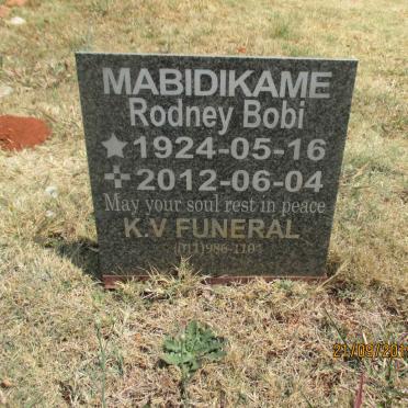 MABIDIKAME Rodney Bobi 1924-2012