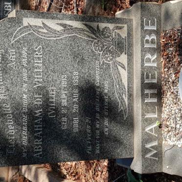 MALHERBE Abraham de Villiers 1913-1959
