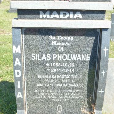 MADIA Silas Pholwane 1958-2011