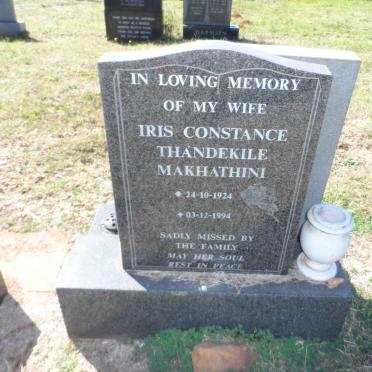 MAKHATHINI Iris Constance Thandekile 1924-1994