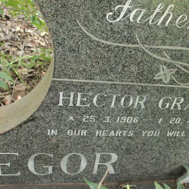 MacGREGOR Hector Graham 1906-1987 &amp; Frances M. 1909-1993