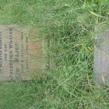 MAJOR Frederick William 1884-1950 &amp; Johanna Isobella 1890-1972