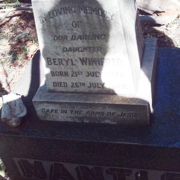 MANTLE Beryl Winifred 1939-1949