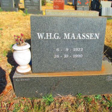MAASSEN W.H.G. 1922-1990