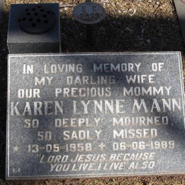 MANN Karen Lynne 1958-1989