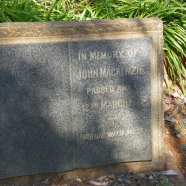 MACKENZIE John -1952