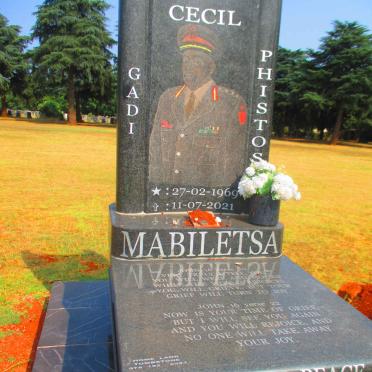 MABILETSA Cecil Gadi Phistos 1969-2021