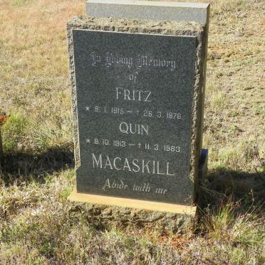 MACASKILL Fritz 1915-1976 &amp; Quin 1913-1983