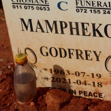 MAMPHEKO Godfrey 1963-2021