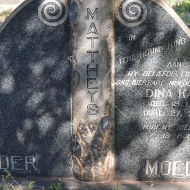 MATTHEYS Dina Katrina 1902-1958
