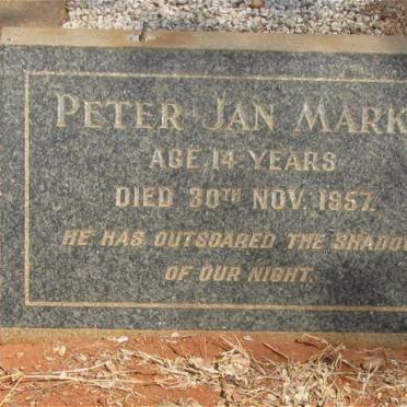 MARKS Peter Jan -1957
