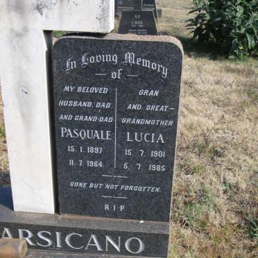 MARSICANO Pasquale 1897-1964 &amp; Lucia 1901-1985