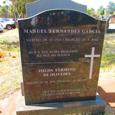 MARTINS Manuel Fernandes Garcia 1926-2006 &amp; Isilda Fermino de Oliveira 1939-2017