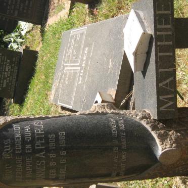 MATTHEE Johannes A. Petrus 1905-1969