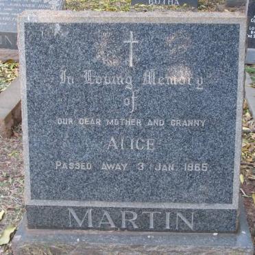 MARTIN Alice -1965