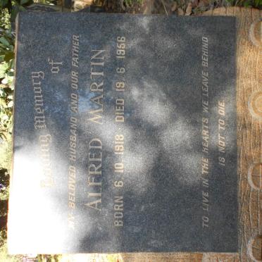 MARTIN Alfred 1918-1956