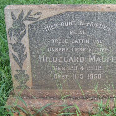 MAUFF Hildegard 1902-1950