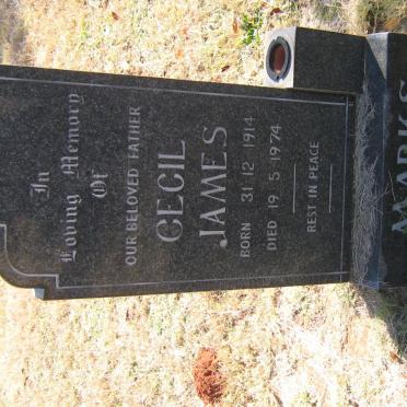 MARKS Cecil James 1914-1974