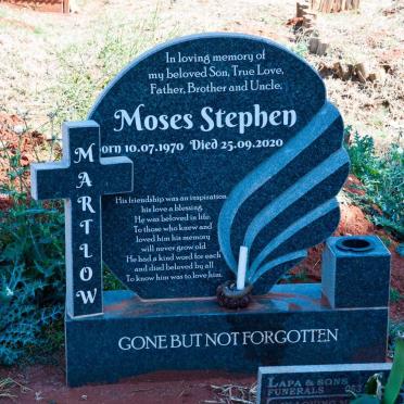 MARTLOW Moses Stephen 1970-2020