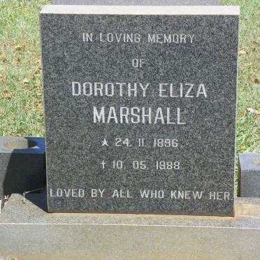 MARSHALL Dorothy Eliza 1896-1988