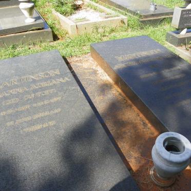 MARTINSON Archibald Thomas 1897-1975 &amp; Johanna Adriana DU TOIT 1897-1977