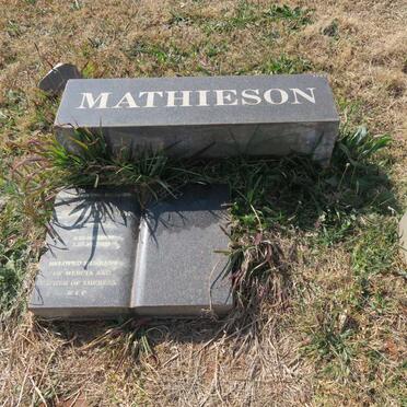 MATHIESON Francis John 1930-2003