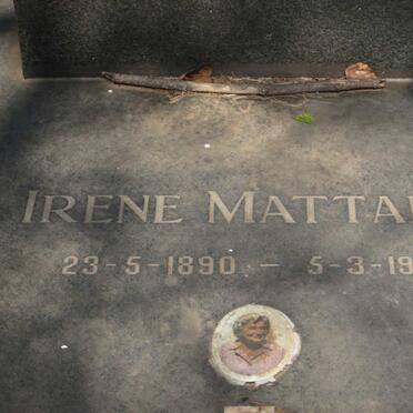 MATTANA Lorenzo -1955 &amp; Irene 1890-1983
