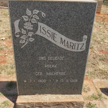MARITZ Issie nee MALHERBE 1900-1968