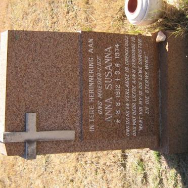MARITZ Anna Susanna 1912-1974