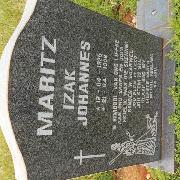 MARITZ Izak Johannes 1925-1996