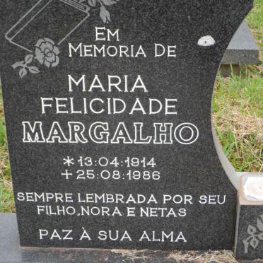 MARGALHO Maria Felicidade 1914-1986