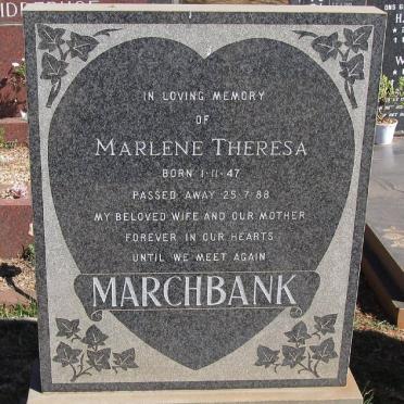 MARCHBANK Marlene Theresa 1947-1988