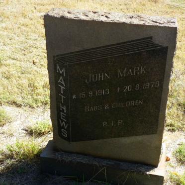 MATTHEWS John Mark 1913-1970