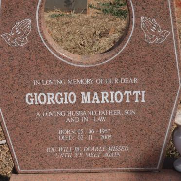 MARIOTTI Giorgio 1957-2005
