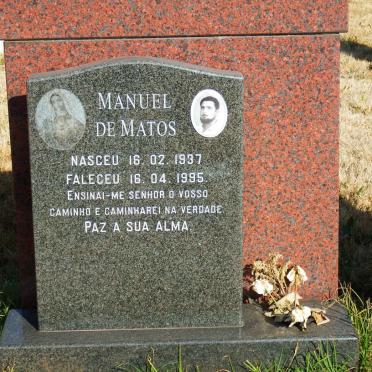 MATOS Manuel, de 1937-1995