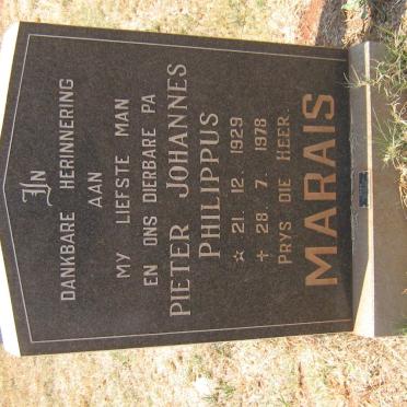 MARAIS Pieter Johannes Philippus 1929-1978