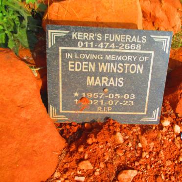 MARAIS Eden Winston 1957-2021