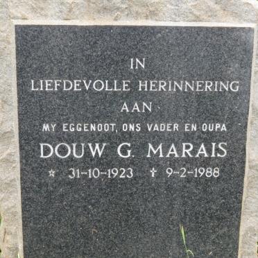 MARAIS Douw G. 1923-1988