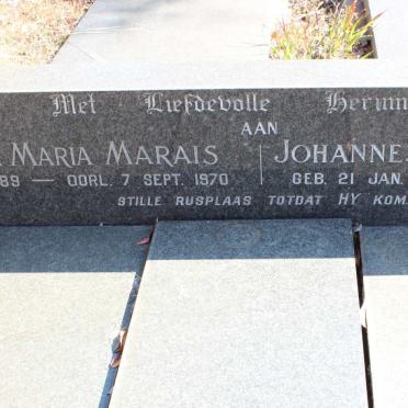 MARAIS Johannes Alewyn 1887-1961 &amp; Johanna Maria 1889-1970