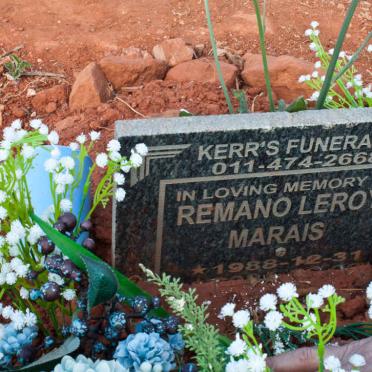 MARAIS Remano Leroy 1988-2021