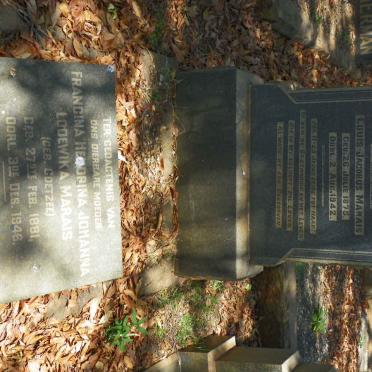 MARAIS Louis Jacobus 1875-1942 &amp; Francina Hendrika Johanna Lodewika COETZEE 1881-1946