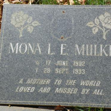 MULKE Mona L.E. 1902-1993