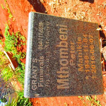MTHOMBENI Peter Manikie 1949-2016