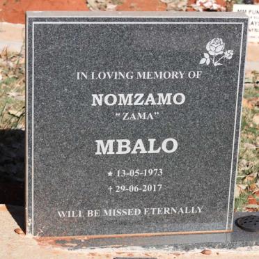 MBALO Nomzamo 1973-2017