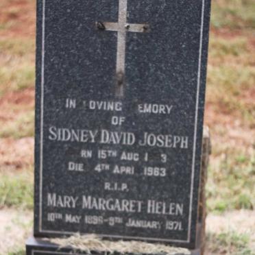 MCMASTER Sidney David Joseph 1??3-1963 &amp; Mary Margaret Helen -1971