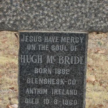 McBRIDE Hugh 1882-1960